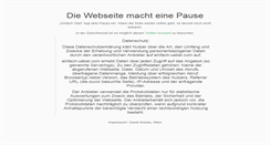 Desktop Screenshot of einfach-uebel.com